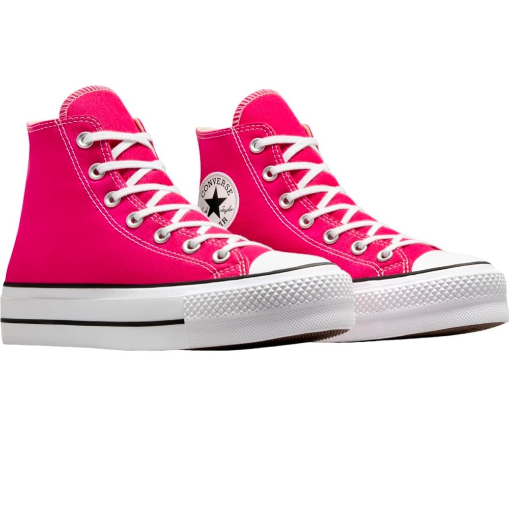 Hot pink brand new women’s converse